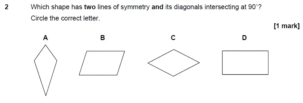 Question 2 - GCSE AQA Foundation Maths Speicmen Paper 3 (Calculator)