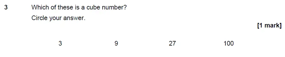 Question 3 - GCSE AQA Foundation Maths Speicmen Paper 3 (Calculator)