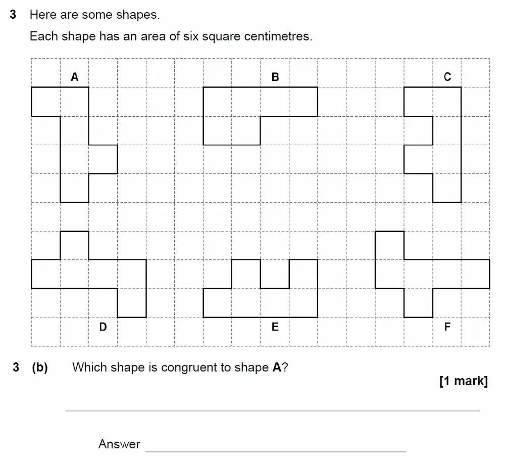 Question 03(b) - GCSE AQA Foundation Maths Past Paper 2 (Calculator) - June 2023