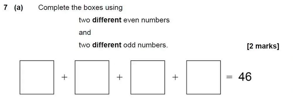 Question 07(a) - GCSE AQA Foundation Maths Past Paper 2 (Calculator) - June 2023