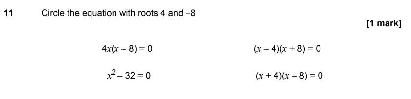 Question 14 - GCSE AQA Higher Maths Speicmen Paper 2 (Calculator)