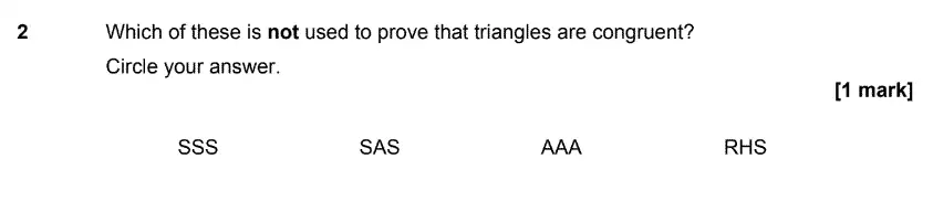 Question 2 - GCSE AQA Higher Maths Speicmen Paper 2 (Calculator)