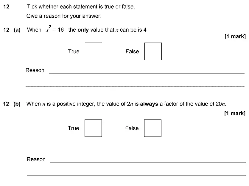 Question 13 - GCSE AQA Higher Maths Speicmen Paper 3 (Calculator)