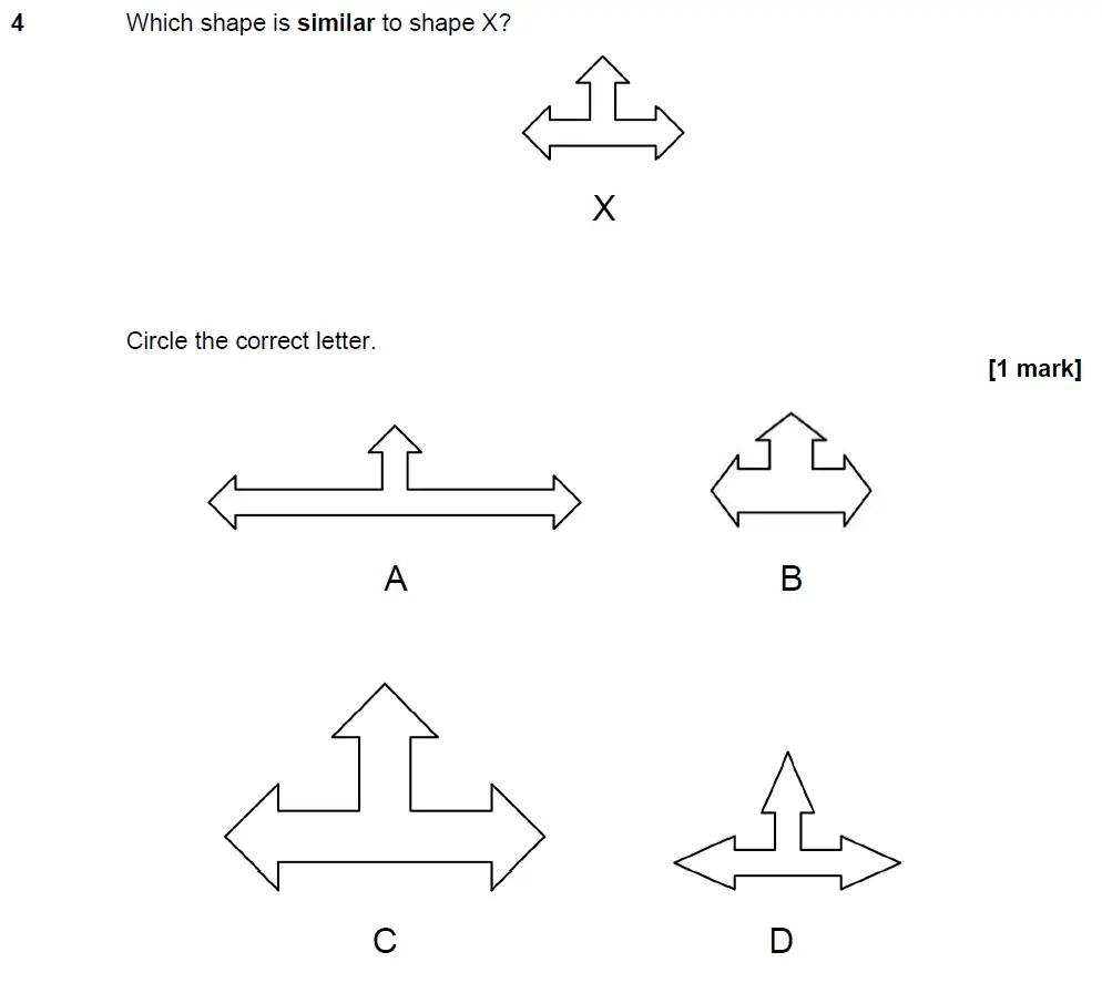 Question 4 - GCSE AQA Foundation Maths Past Paper 1 (Non-Calculator) - June 2018