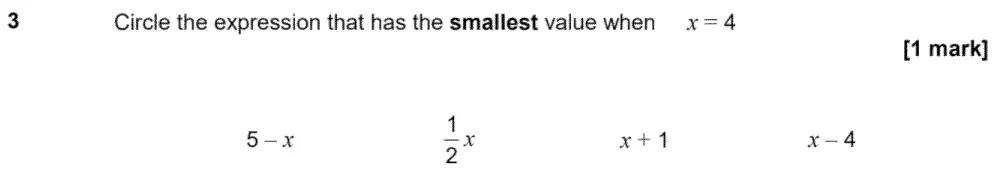 Question 3 - GCSE AQA Foundation Maths Past Paper 2 (Calculator) - June 2020