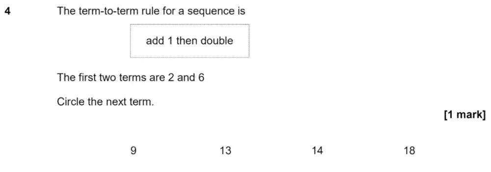 Question 4 - GCSE AQA Foundation Maths Past Paper 2 (Calculator) - June 2020