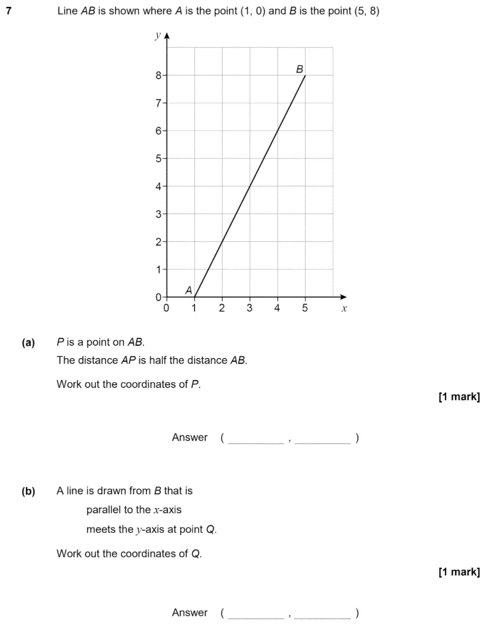 Question 7 - GCSE AQA Foundation Maths Past Paper 2 (Calculator) - June 2020