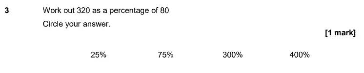 Question 3 - GCSE AQA Higher Maths Past Paper 3 (Calculator) - June 2020
