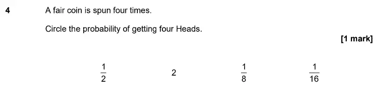 Question 4 - GCSE AQA Higher Maths Past Paper 3 (Calculator) - June 2020