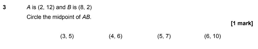 Question 3 - GCSE AQA Higher Maths Past Paper 2 (Calculator) - June 2017