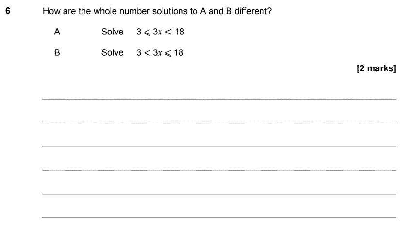 Question 6 - GCSE AQA Higher Maths Past Paper 3 (Calculator) - June 2017