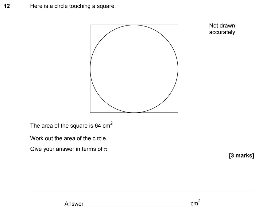 Question 13 - GCSE AQA Higher Maths Past Paper 1 (Non-Calculator) - June 2017