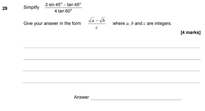 Question 31 - GCSE AQA Higher Maths Past Paper 1 (Non-Calculator) - June 2017
