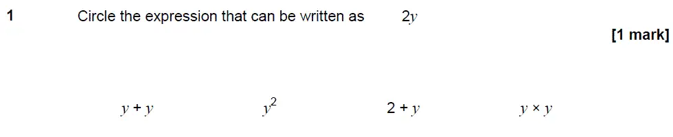 Question 1 - GCSE AQA Foundation Maths Past Paper 2 (Calculator) - June 2018