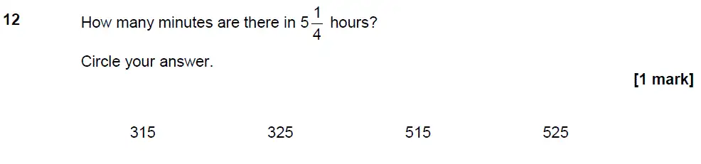 Question 12 - GCSE AQA Foundation Maths Past Paper 2 (Calculator) - June 2018