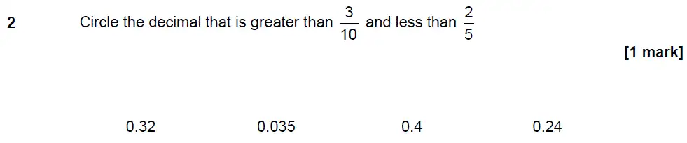 Question 2 - GCSE AQA Foundation Maths Past Paper 2 (Calculator) - June 2018