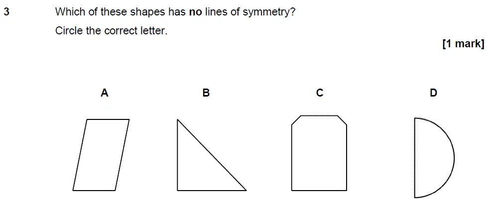 Question 3 - GCSE AQA Foundation Maths Past Paper 3 (Calculator) - June 2018