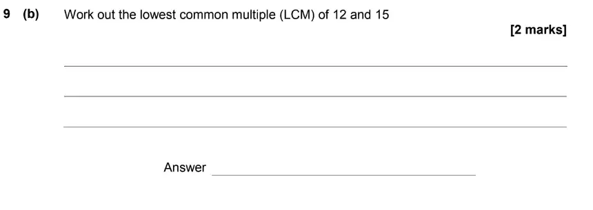 Question 12 - GCSE AQA Foundation Maths Past Paper 1 (Non-Calculator) - June 2019