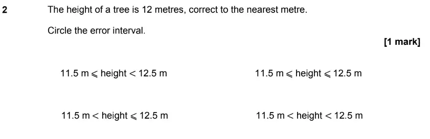 Question 2 - GCSE AQA Higher Maths Past Paper 2 (Calculator) - June 2019