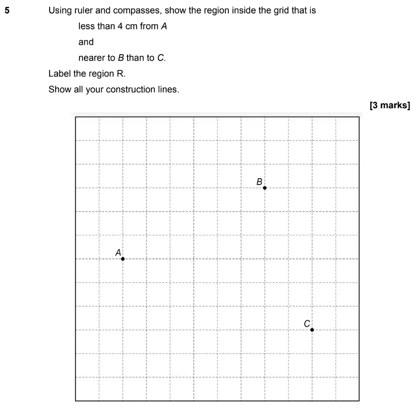 Question 5 - GCSE AQA Higher Maths Past Paper 2 (Calculator) - June 2019
