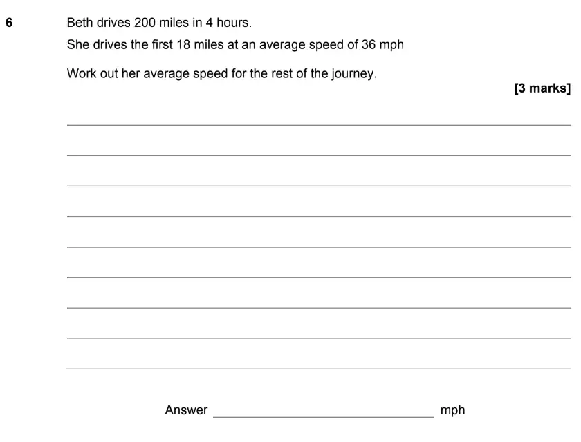 Question 6 - GCSE AQA Higher Maths Past Paper 2 (Calculator) - June 2019