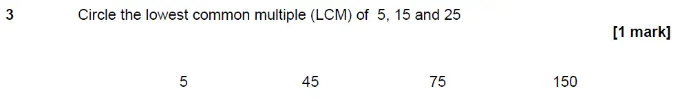 Question 3 - GCSE AQA Higher Maths Past Paper 3 (Calculator) - June 2019