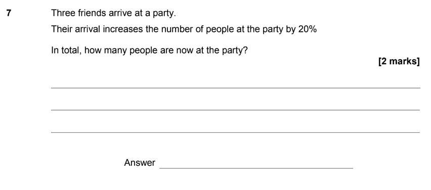 Question 7 - GCSE AQA Higher Maths Past Paper 1 (Non-Calculator) - June 2019