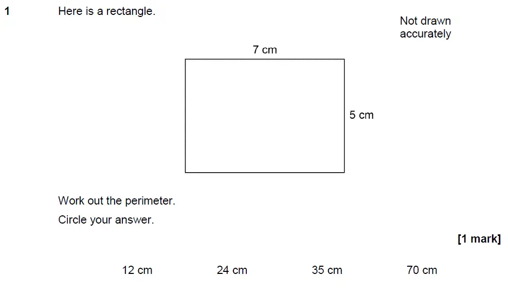 Question 1 - GCSE AQA Foundation Maths Past Paper 2 (Calculator) - November 2018