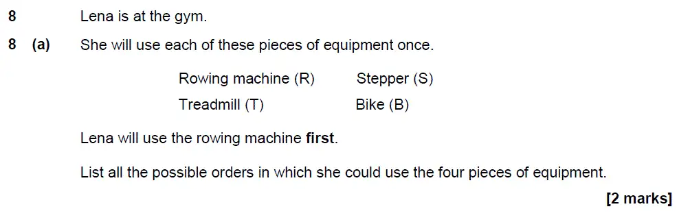 Question 8 - GCSE AQA Foundation Maths Past Paper 2 (Calculator) - November 2018
