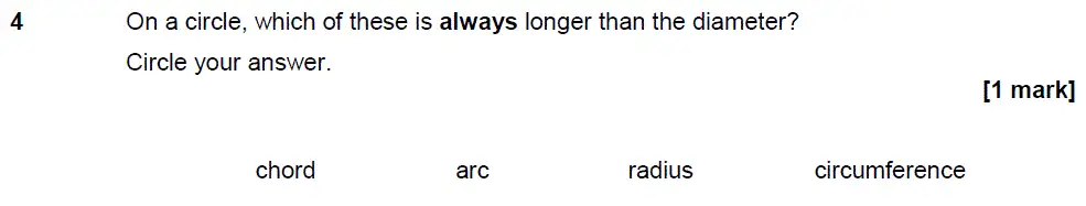 Question 4 - GCSE AQA Foundation Maths Past Paper 1 (Non-Calculator) - November 2018