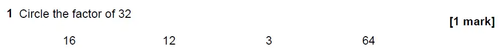 Question 1 - GCSE AQA Foundation Maths Past Paper 2 (Calculator) - November 2021
