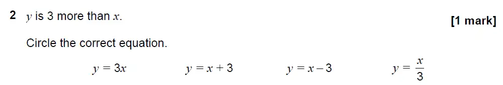 Question 2 - GCSE AQA Foundation Maths Past Paper 2 (Calculator) - November 2021