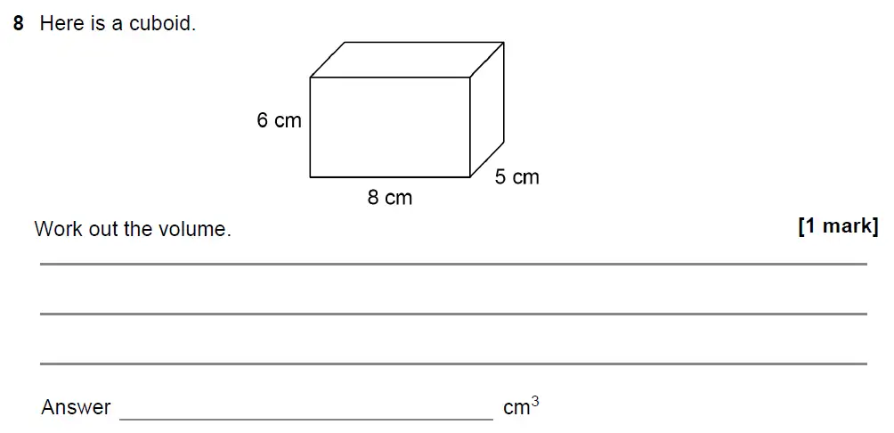 Question 9 - GCSE AQA Foundation Maths Past Paper 2 (Calculator) - November 2021