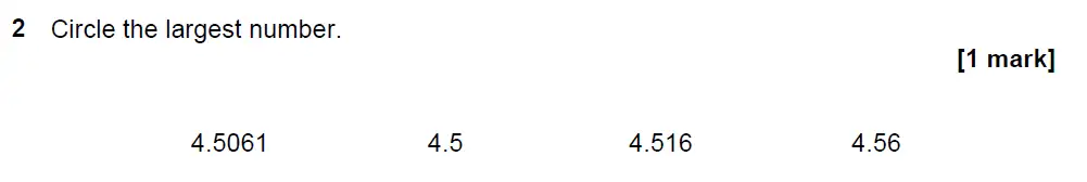 Question 2 - GCSE AQA Foundation Maths Past Paper 3 (Calculator) - November 2021