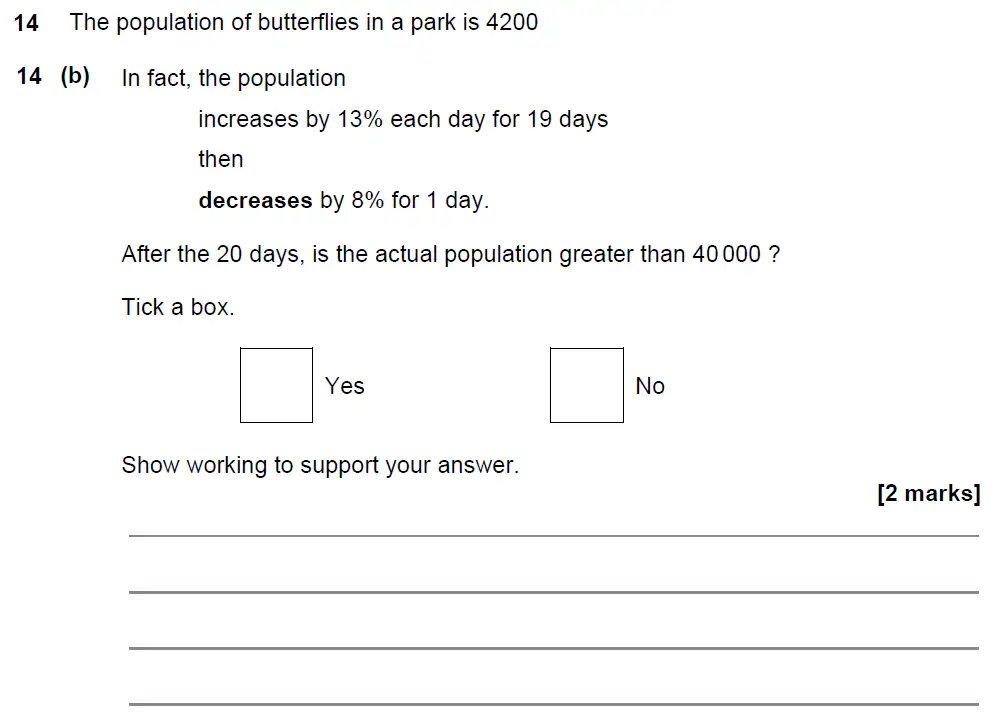 Question 16 - GCSE AQA Higher Maths Past Paper 2 (Calculator) - November 2021