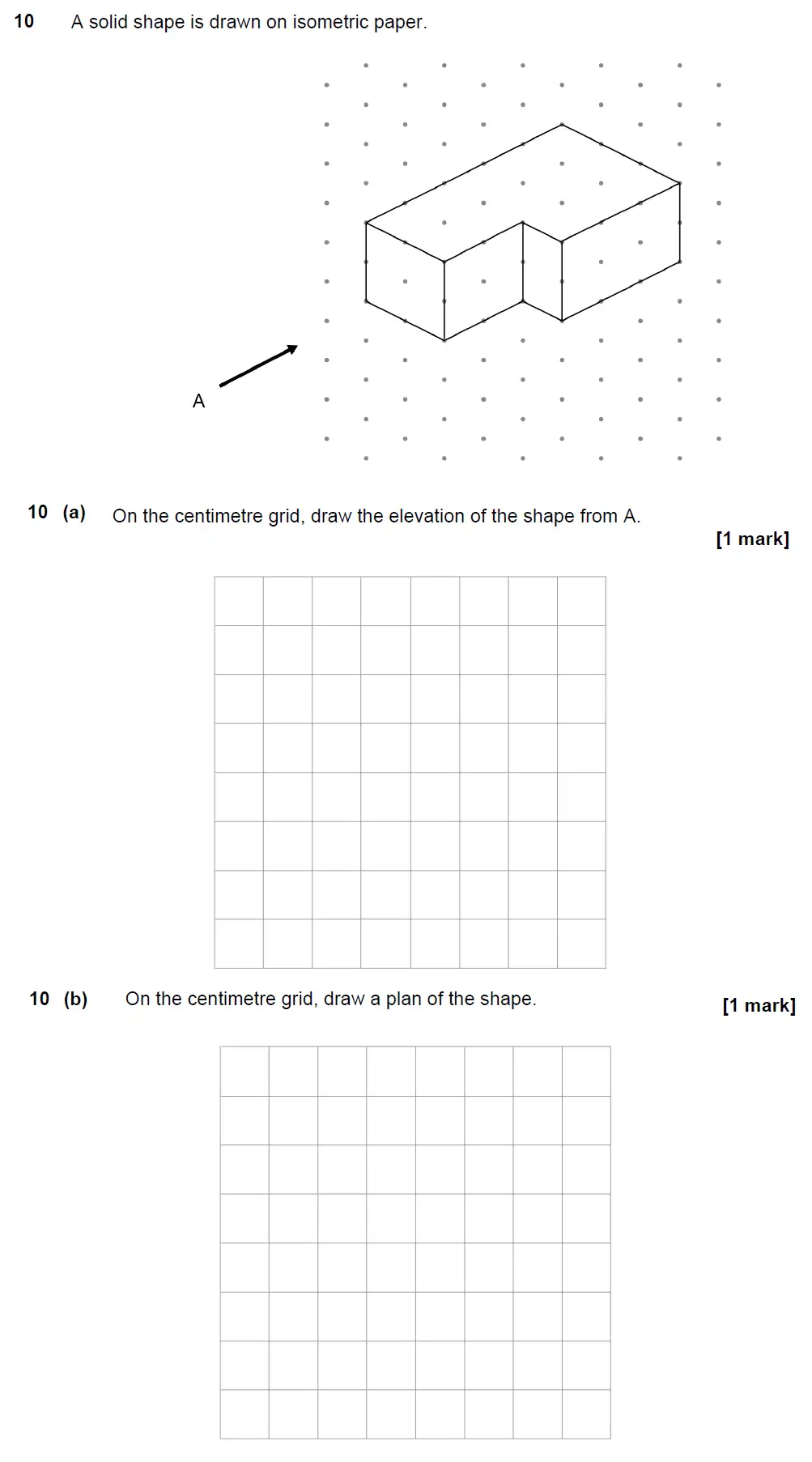 Question 10 - GCSE AQA Higher Maths Past Paper 3 (Calculator) - November 2021