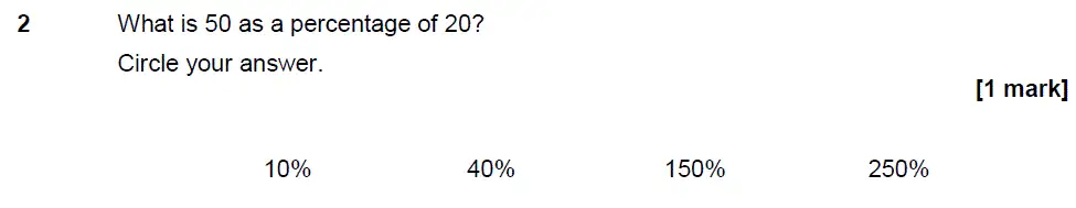 Question 2 - GCSE AQA Higher Maths Past Paper 2 (Calculator) - November 2017