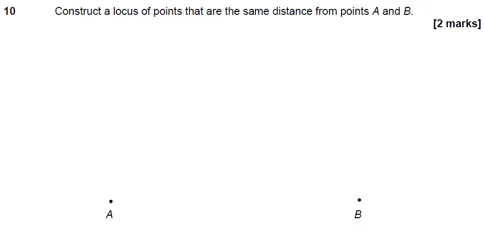 Question 10 - GCSE AQA Higher Maths Past Paper 3 (Calculator) - November 2017