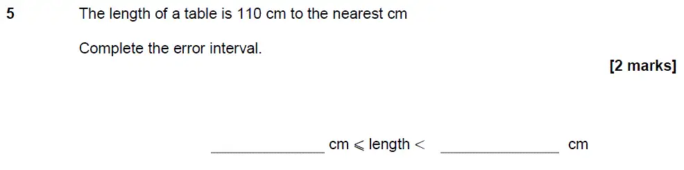 Question 5 - GCSE AQA Higher Maths Past Paper 3 (Calculator) - November 2018