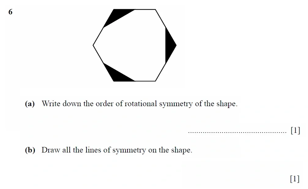 Question 06(a, b) - Cambridge IGCSE Maths Past Papers - Core Calculator 2020 - Specimen Paper 1