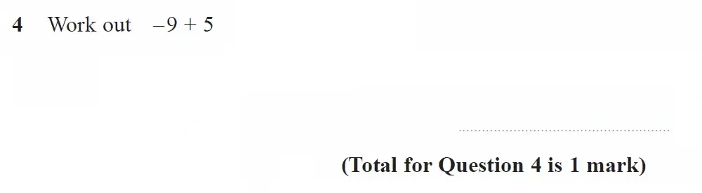 Question 04 - GCSE Edexcel Foundation Maths Past Paper 1 June 2023