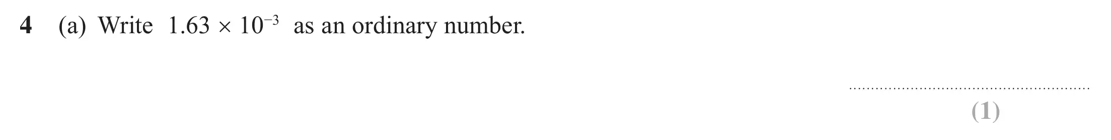 Question 4(a) - GCSE Edexcel Higher Maths Past Paper 1 (Non-Calculator) - June 2022