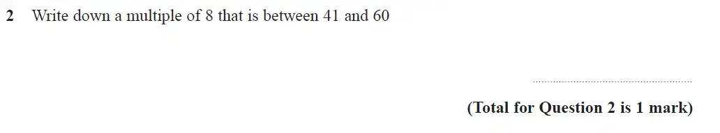Question 2 - GCSE Edexcel Foundation Maths Past Paper 3 (Calculator) - June 2019