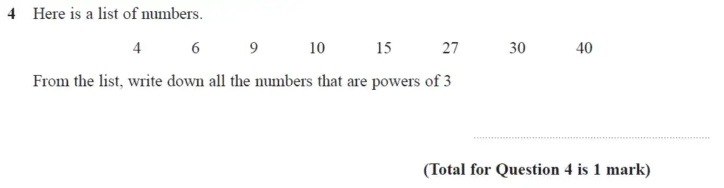 Question 4 - GCSE Edexcel Foundation Maths Past Paper 3 (Calculator) - June 2019