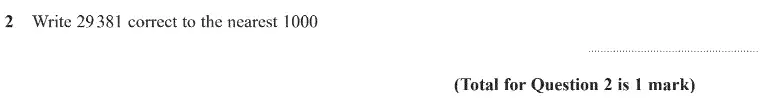Question 2 - GCSE Edexcel Foundation Maths Past Paper 2 (Calculator) - June 2020