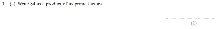 Question 1 - GCSE Edexcel Higher Maths Past Paper 2 (Calculator) - June 2020