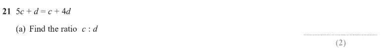 Question 22 - GCSE Edexcel Higher Maths Past Paper 3 (Calculator) - June 2020
