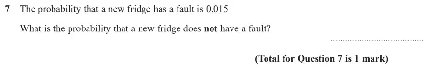 Question 7 - GCSE Edexcel Foundation Maths Past Paper 2 (Calculator) - June 2017