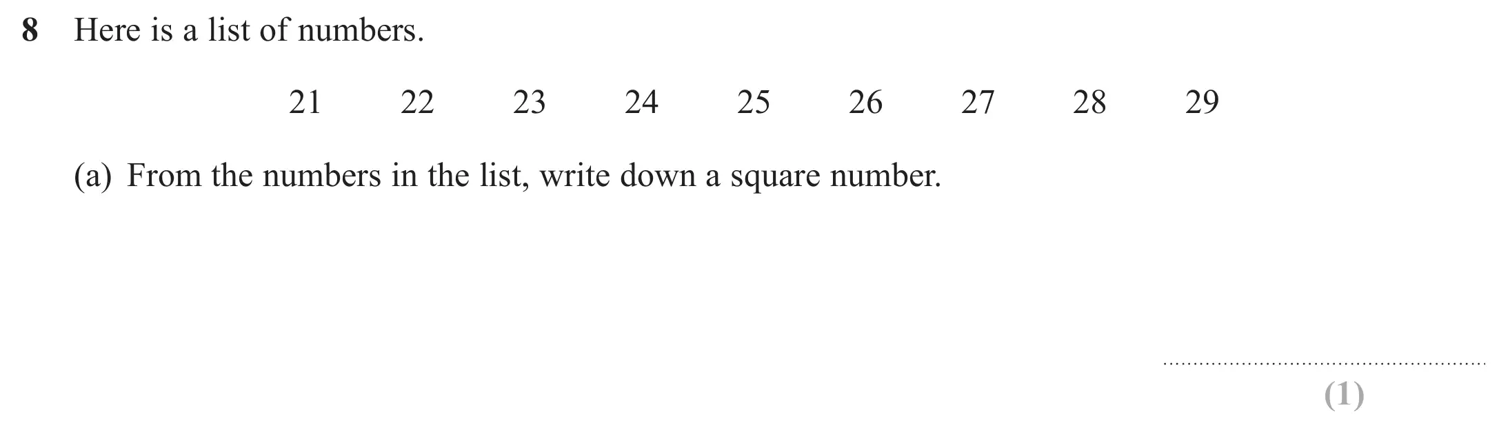 Question 8(a) - GCSE Edexcel Foundation Maths Past Paper 2 (Calculator) - June 2017