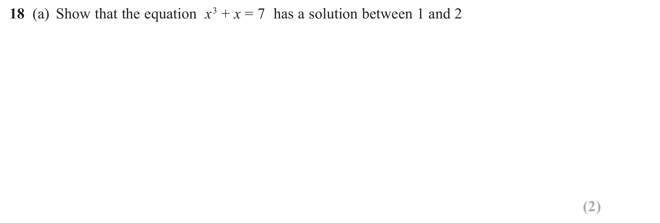 Question 18(a) - GCSE Edexcel Higher Maths Past Paper 3 (Calculator) - June 2018